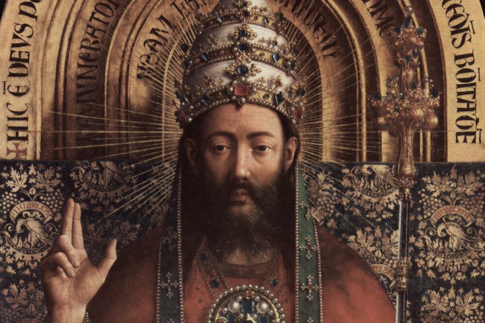 Christ the King,Hubert van Eyck, Public domain, via Wikimedia Commons